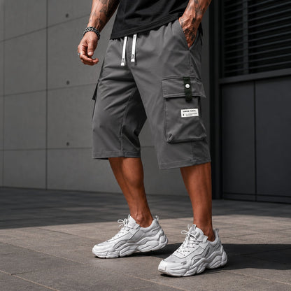 ⏳LAST DAY SALE 57% OFF !! 🔥Men's Casual Drawstring Capri Cargo Pants - Water-Resistant & Wrinkle-Free🎁 Buy 2 Free Shipping
