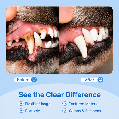 Dog & Cat Teeth Cleaning Finger Wipes