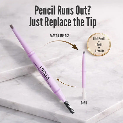 Feather Edge Brow Pencil 3-in-1 Kit (Pencil + Refill + Sanding Sponge)