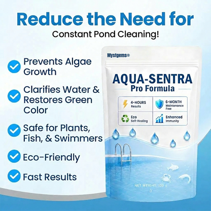 Aqua-Sentra Pro Formula- End AlgaeNightmares, Restore YourPond's Beauty Fast!