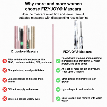 Waterproof Fibre Mascara💧  – Volume & Length without Clumping for Dramatic Moments