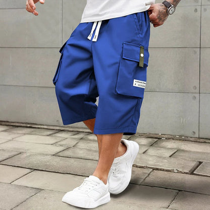 ⏳LAST DAY SALE 57% OFF !! 🔥Men's Casual Drawstring Capri Cargo Pants - Water-Resistant & Wrinkle-Free🎁 Buy 2 Free Shipping