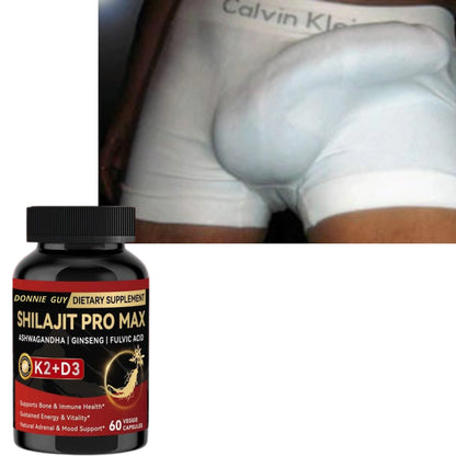 🏆Choice of 80% Tough Guys⏰Optimal*Shilajit PRO MAX with K2 & D3 - Premium Fulvic Acid & 84+ Minerals for Immune Support, Energy & Anti-Aging