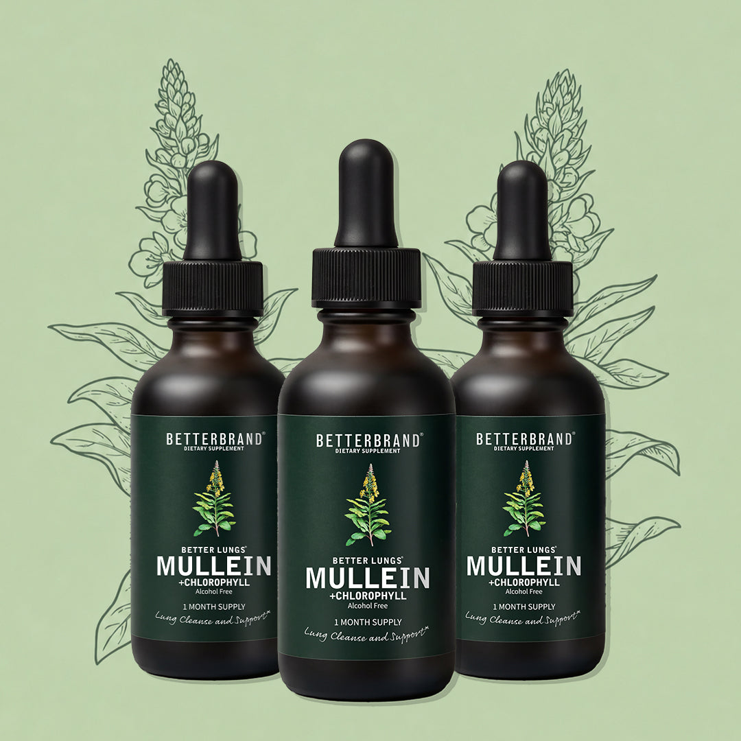 BetterLungs® Mullein + Chlorophyll Lung Drops