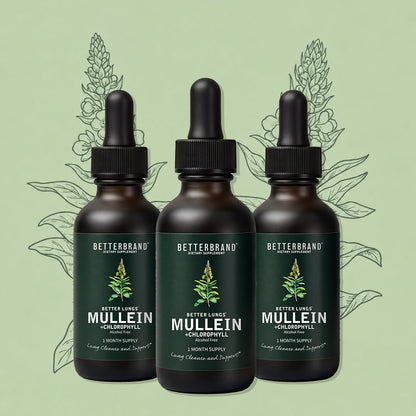 BetterLungs® Mullein + Chlorophyll Lung Drops